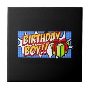 Birthday Boy Banner Fliese
