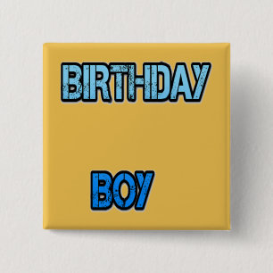 Birthday Boy Button