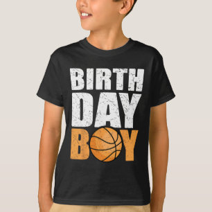 Birthday Boy Bysketbyll Theme Party Future Byskett T-Shirt