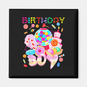 Birthday Boy Candy Land Candy Crew Sweet Birthday Magnet