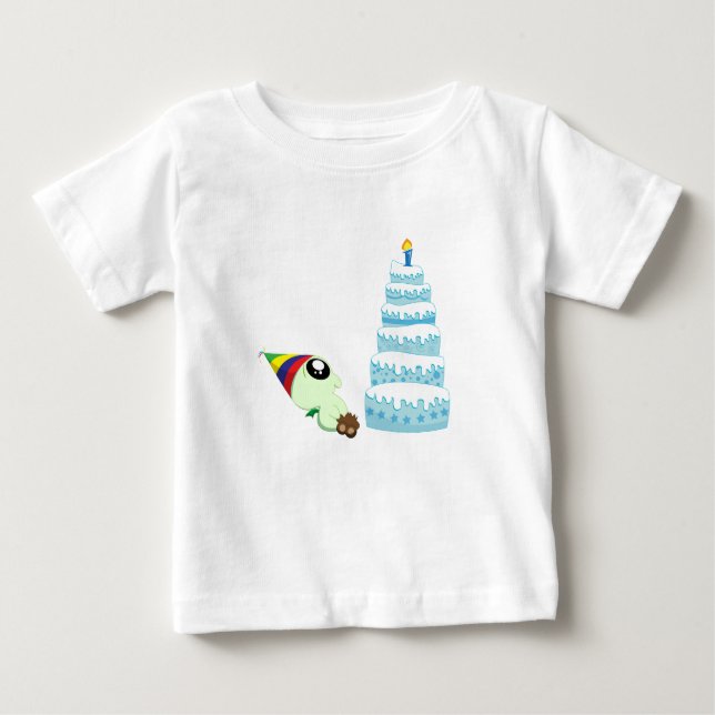 Birthday Boy Cthulhu Baby T-shirt (Vorderseite)