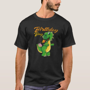 Birthday Boy Dinosaur Kindergeburtstag Kinder Pie T-Shirt