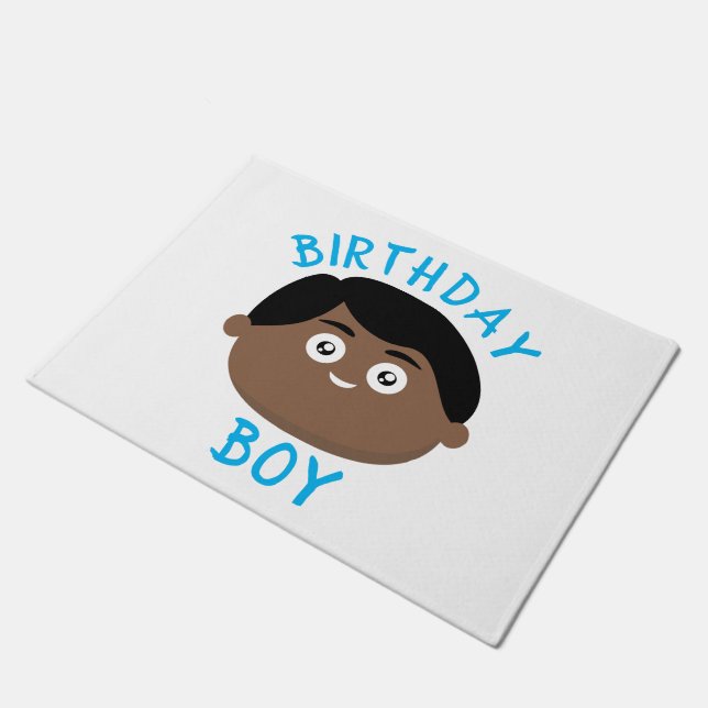 Birthday Boy Fußmatte (Schrägansicht)