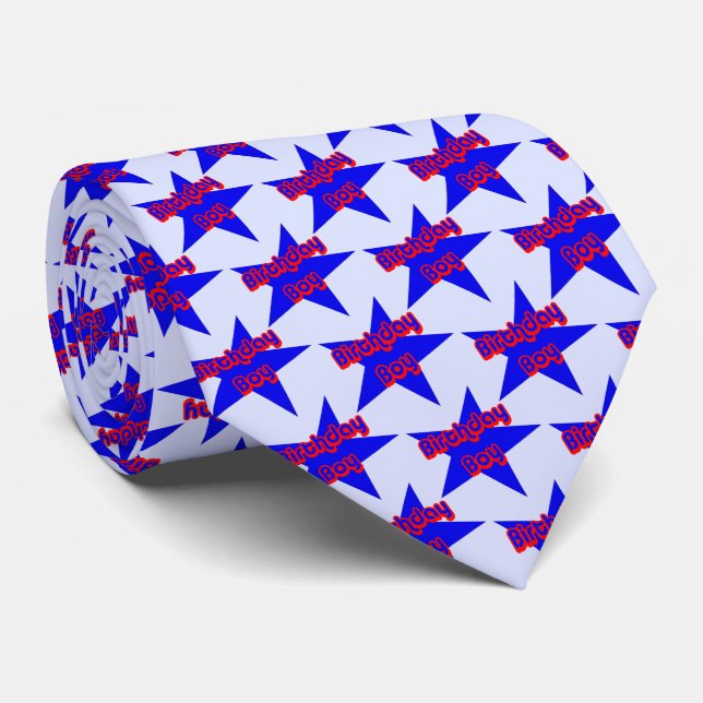 Birthday Boy Humore Krawatte (Gerollt)