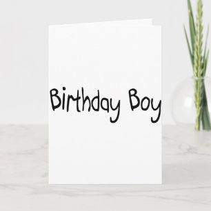 Birthday Boy Karte
