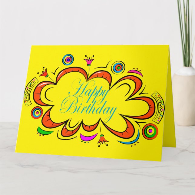 Birthday Boy Karte (Vorderseite)