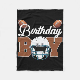 Birthday Boy Kids Football Geburtstagsparty Boys T Fleecedecke