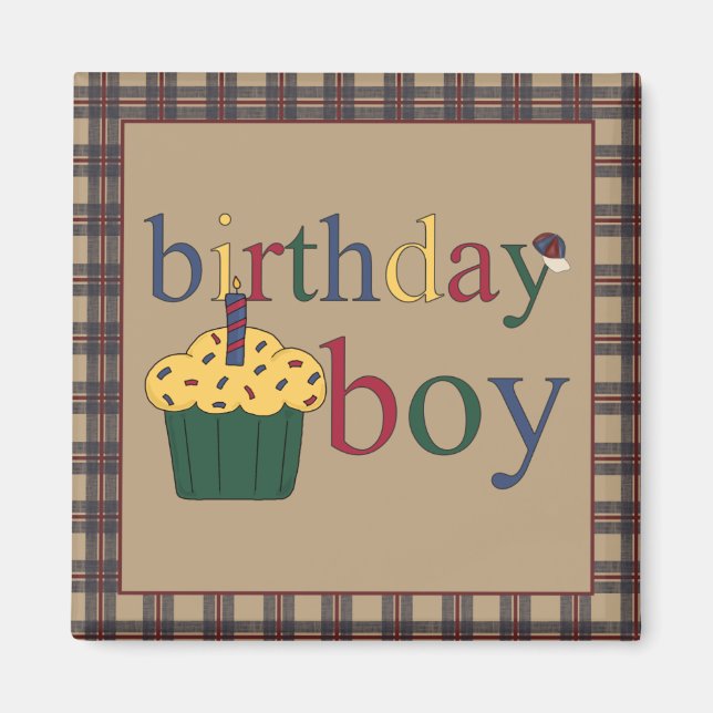 Birthday Boy Kühlschrankmagnet Magnet (Vorne)