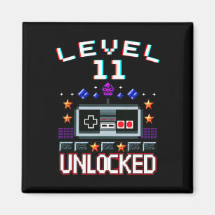Birthday Boy Level 11 Entsperrte Funny Video Game Magnet