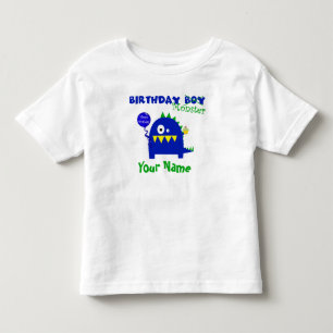 Birthday Boy Monster Kleinkind T-shirt