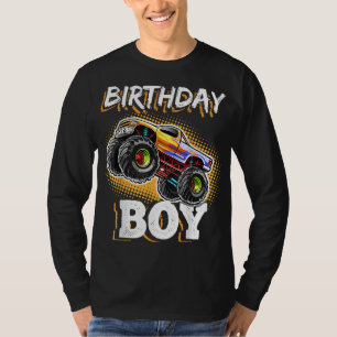 Birthday Boy Monster Truck Birthday Party Geschenk T-Shirt