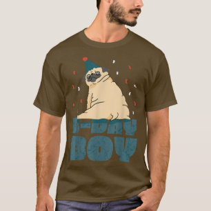Birthday Boy Mops Dog Lover Eigentümer Party T-Shirt