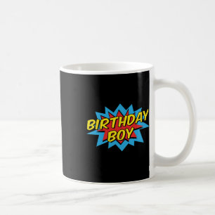 Birthday Boy Niedlich Kids Superhero Matching Comi Kaffeetasse
