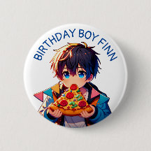 Birthday Boy | Pizza-Party von Anime Boy