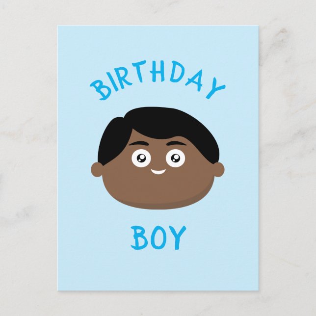 Birthday Boy Postkarte (Vorderseite)