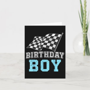 Birthday Boy Race Car Racing Car Driver Birthday C Karte
