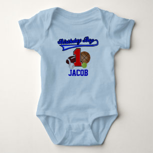 Birthday Boy Sports Erster Geburtstag Shirt