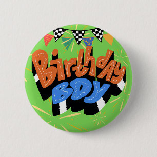 Birthday Boy Standard 2¼ Zoll rund Button