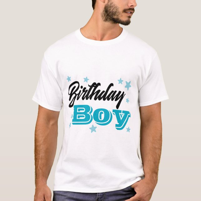 Birthday Boy T Shirt (Vorderseite)