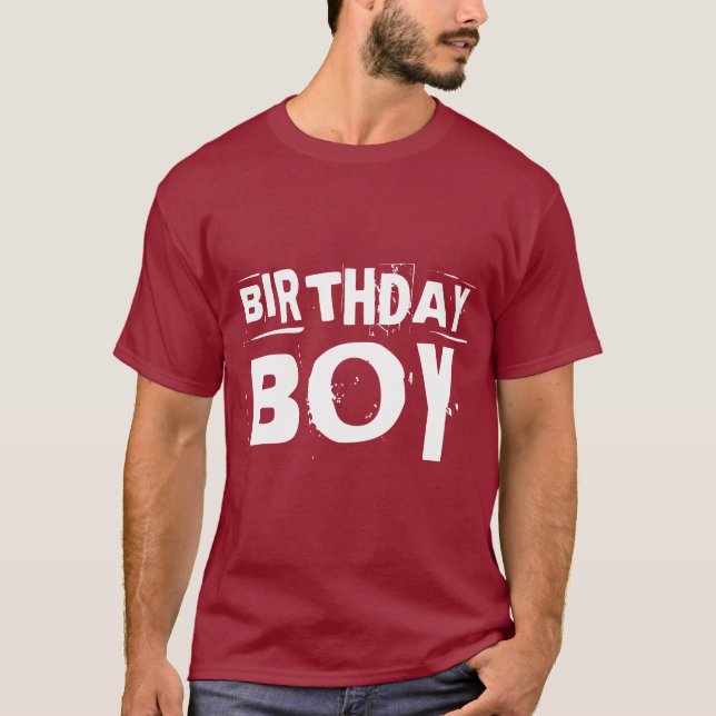 BIRTHDAY BOY T - SHIRT (Vorderseite)