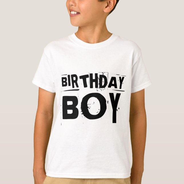 BIRTHDAY BOY T - SHIRT (Vorderseite)