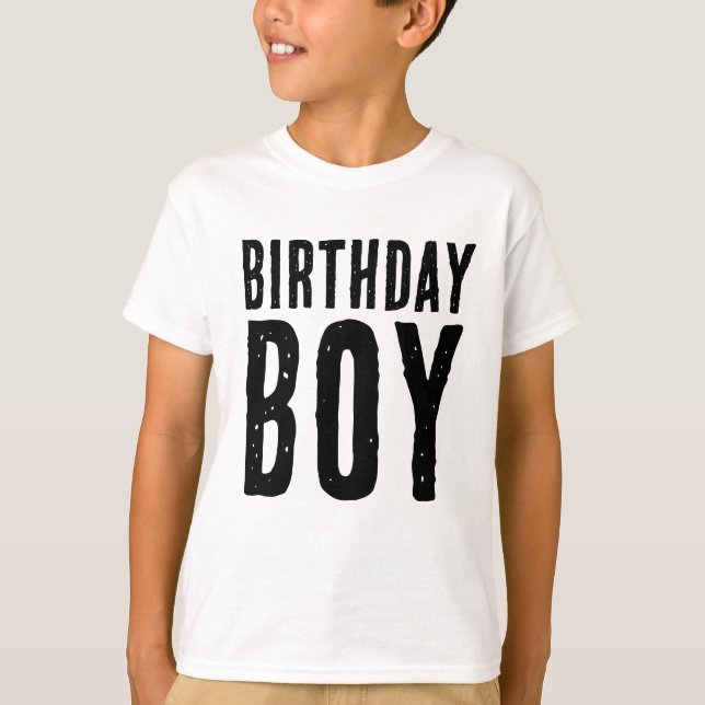 BIRTHDAY BOY T - SHIRT (Vorderseite)