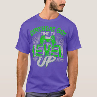 Birthday Boy Time to level up Funny Bday Loading T-Shirt