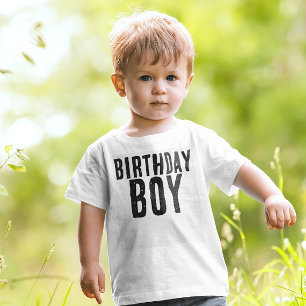 BIRTHDAY BOY TODDLER T - SHIRT