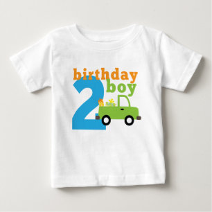Birthday Boy Truck 2 Baby T-shirt