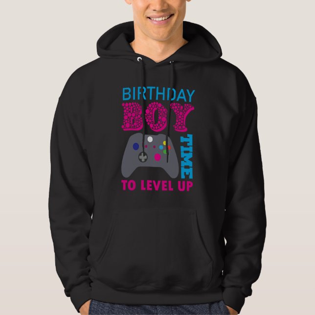 Birthday Boy Video Game Birthday Party Hoodie (Vorderseite)
