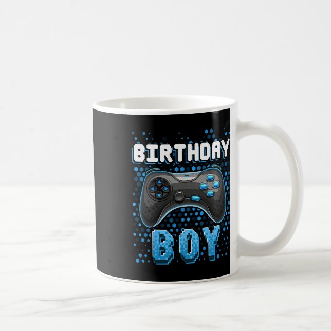 Birthday Boy Video Game Controller Birthday Gamer Kaffeetasse (Rechts)