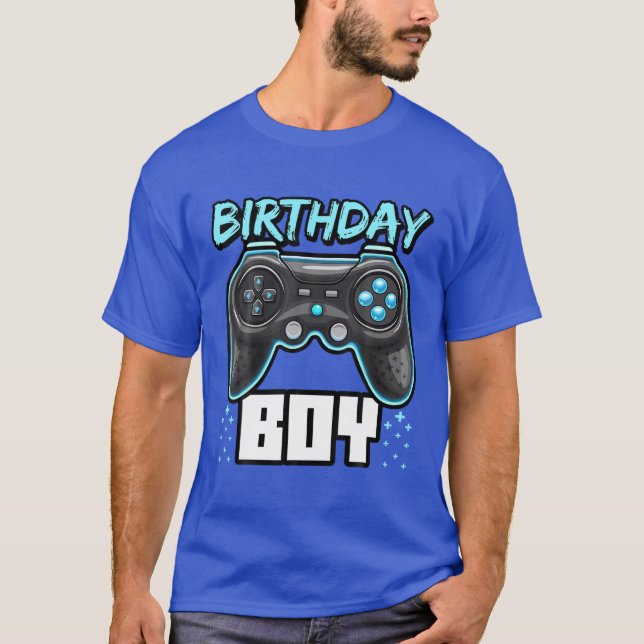 Birthday Boy Video Game Controller Birthday Gamer  T-Shirt (Vorderseite)