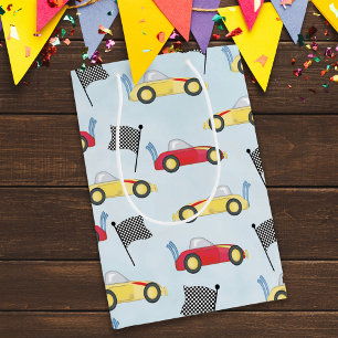Birthday Boy Whimsisace Cars Niedliches Muster Mittlere Geschenktüte