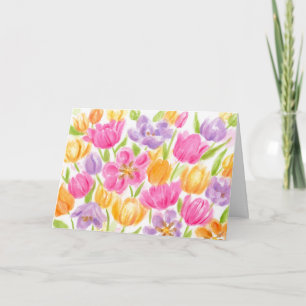 Birthday Bright and Beautiful Tulip Card Karte