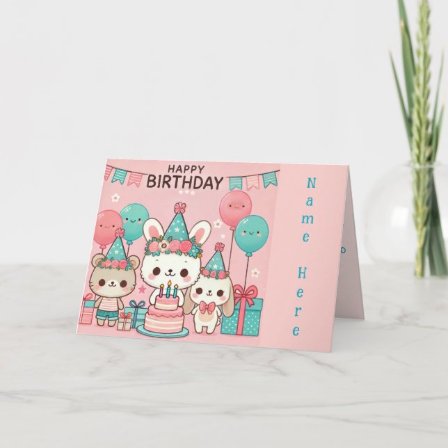 Birthday Buddies Birthday Card Feiertagskarte (Vorderseite)