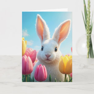 Birthday Bunny in Tulip Karte