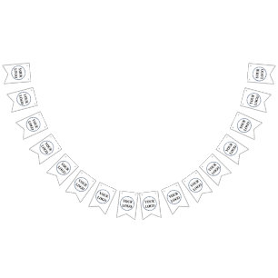 Birthday Bunting Flags Junge Niedliche Einfache Ki Wimpelkette