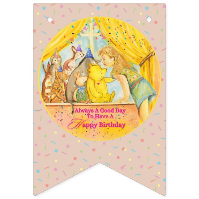 Birthday Bunting - Happy Birthday Wimpelkette (Zweite Fahne)