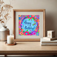 Birthday Butterflies Spaß Hübsch Inspirivity Poste