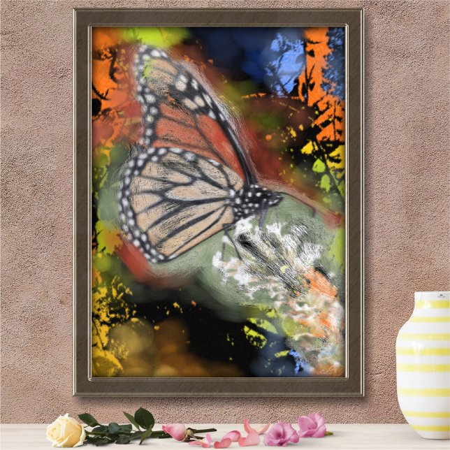 Birthday Butterfly Art Print Poster (Von Creator hochgeladen)