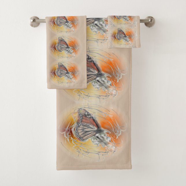 Birthday Butterfly Badhandtuch Set (Insitu)