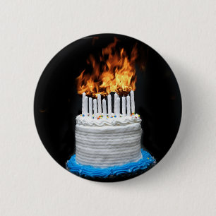 Birthday Cake Button