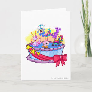 Birthday Cake Group Shot Karte