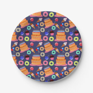 Birthday Cake Pastry Design Pappteller