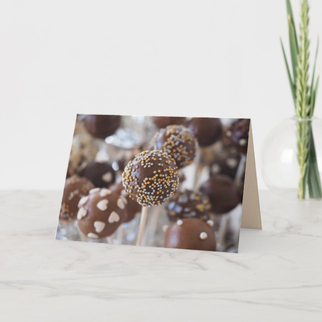 BIRTHDAY CAKE POPS CARD KARTE (Vorderseite)