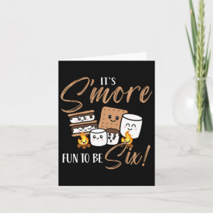 Birthday Campfire Marshmallow Es ist mehr Spaß zu  Karte