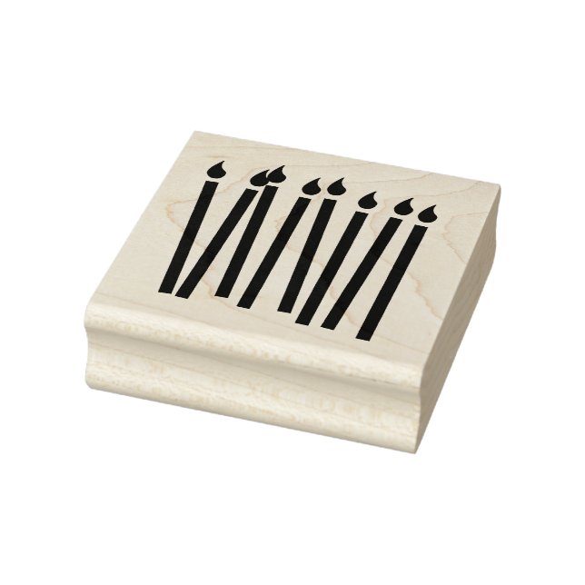 Birthday Candles Art Briefmarke Gummistempel (Stempel)