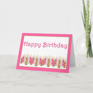 Birthday Candles Birthday Card Karte