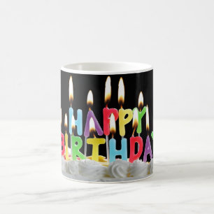 Birthday Candles Tasse