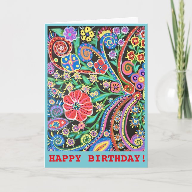 Birthday card 102 karte (Vorderseite)